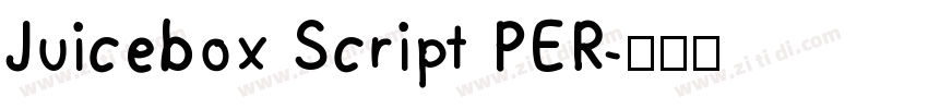 Juicebox Script PER字体转换